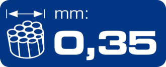Drahtstärke in mm