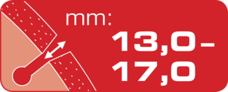 Segmenthöhe bei segmentierten Diamanttrennscheiben