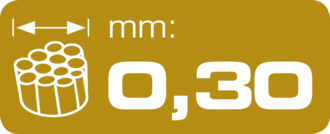 Drahtstärke in mm