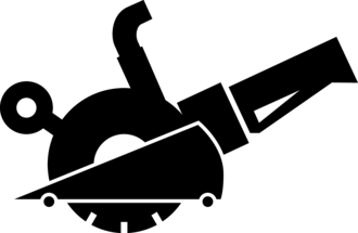 Mauerschlitzfräse